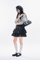 Lorric cropped button tee