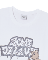 25FW AC BEAR SPRAY SHORT SLEEVE T-SHIRT WHITE
