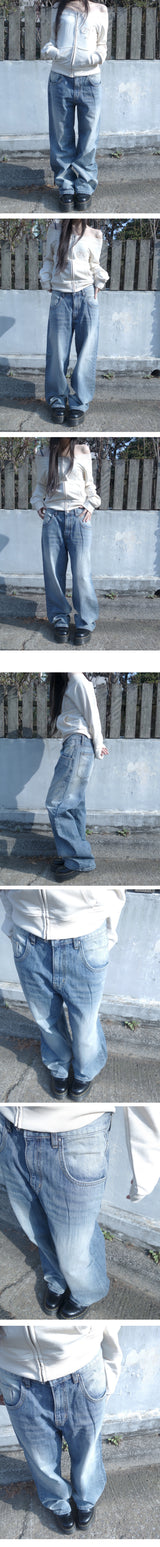 slub wide denim