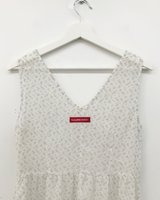 YWDフラワー シフォン ドレス (3color)