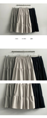 Jude Peach Cotton Cancan Long Skirt