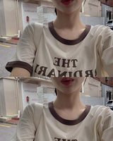 ラムーレタリング半袖Tシャツ