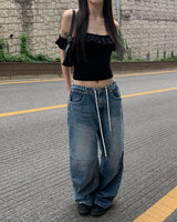Brush strap pants