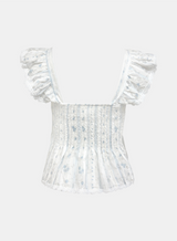 Velo Floral Tiered Blouse