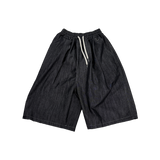 keyring denim stitch shorts