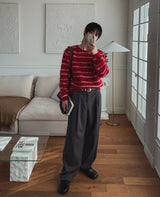 Elo One-Tuck Wide Slacks