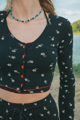 Escape club crop cardigan