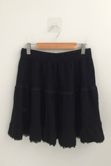 vintage knit lace skirt