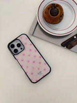 ピンクドットフォンケース