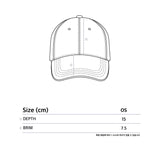 BASIC LOGO WASHED BALL CAP (BLACK)