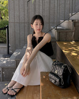 Shabbe プリーツロングスカート