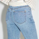 Middle Blue Straight Fit Denim - YWD1DNST001
