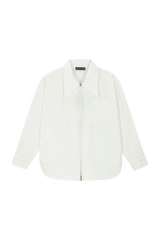 BIG COLLAR 2WAY ZIPPER SHIRT (FOR WOMEN)