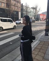 レイヤードボタンTシャツ