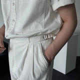 MG310 Cool Ever Bjo Two Tuck Wide Pants (3 colors)