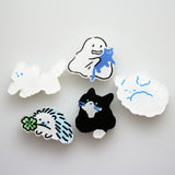 Magnet good night white puppy