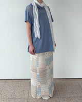 Cloudy Openneck Tee (3colors)