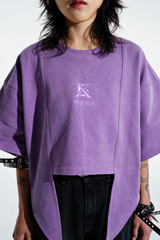 6X フリーウィルクロップTシャツ(ピグメント/パープル)