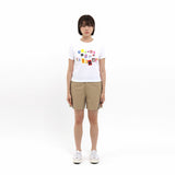 1/2 ステッカーパックTシャツ (WHITE)