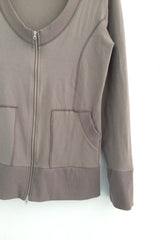 moodfit off-shoulder zip-up