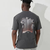 Silver door Pigment T-shirt (Gray)
