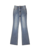 Metal Triclipse Slim Fit Bootcut Denim Pants Blue