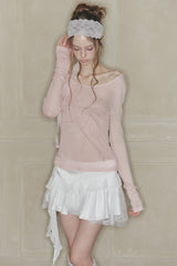 DUSK GRAPHIC TEE pink