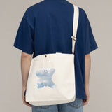 【UNISEX】ビッグクラウドベアスマイル2WAYエコバッグ