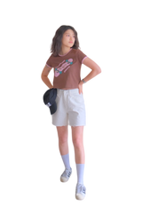 (W)スケートボードリンガーTシャツ