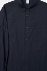 One Pocket Paper Work Shirt (Navy)