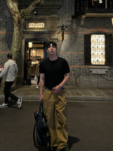 PINTUCK CARPENTER WORK PATCH PANT'S