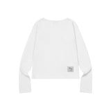 CANA アンバランス ボタン ロングスリーブ Tシャツ(3COLOR)