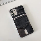 Pocket phone case [Vintage washed jeans]