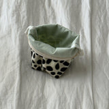 classic pouch_dalmatian ivoryblack