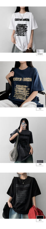 モアオーバーサイズフィットショートスリーブTシャツ