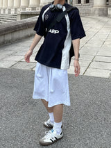 Lur One tuck Bermuda pants