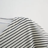 Noel Asym Stripe Ribbon Top