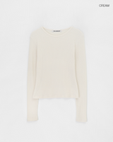 [MADE] Lucas Knit Ribbed Long Sleeve T-Shirt