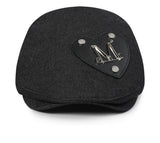 TIKI METAL LOGO HEART PATCH DENIM HUNTING CAP UNISEX
