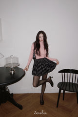 A-line pumpkin pocket mini skirt