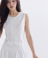 POEM BUTTON VEST_TT6S105IV
