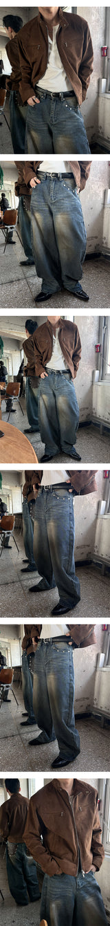 [S/S] スエードバイカージャケット(3color)