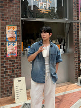 Edun linen wide banding pants