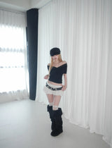 say shirring shorts(3 color)