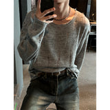 [F/W] モヘアダメージロングスリーブ (3color)