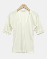ビニールロールアップ'スリーブTシャツ