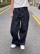 モアワイドデニムパンツ