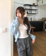 Teak Rivet Pocket Balloon Cotton Pants