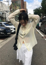 エアリーシアーシャツ