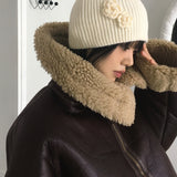 Steck Oversized-Fit Belt Fur Leather Mustang
